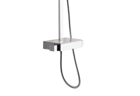 Colonne de douche thermostatique - LOFT & BATH - KRAMER - avec lumière  intégrée