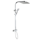 Une colonne de douche thermostatique chromé pour la salle de bain
